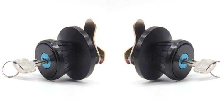 Cabinet Knob Lock Walnut Park